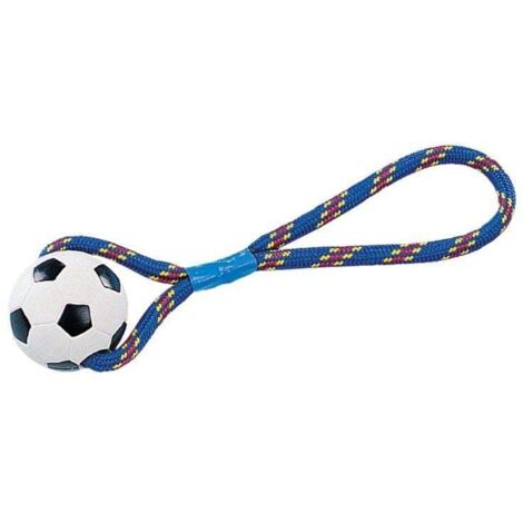 Nobby Vollgummi Ball mit Seil Spielzeug