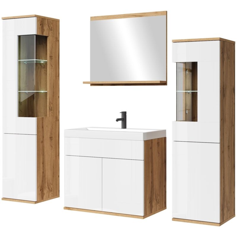 Badplaats Set de meuble de salle de bain Nobel XL 60 cm - Chene Badplaats Set de meuble de salle de bain Nobel XL 60 cm - Chene