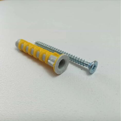 Nobex ecm2 tassello bimateriale universale da 8mm con vite - 80pz
