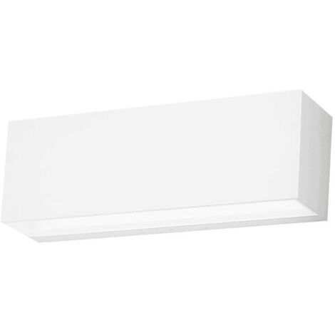 Nobile Brick bidirektionale LED-Wandleuchte weiß 25W 3000K 4500 lm BA30/2A/3K/W