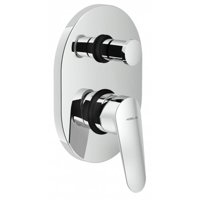 Mitigeur avec inverseur Nobili hof encastré pour douche Chrome HF122100CR