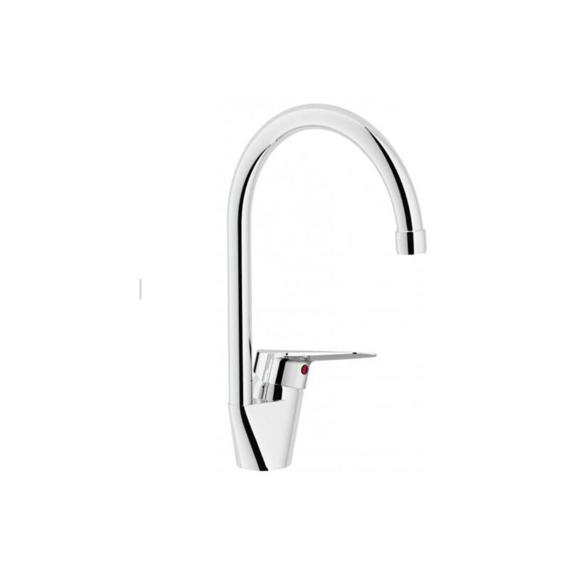 Nobili - Mitigeur d'évier à bec orientable en laiton chromé Hof