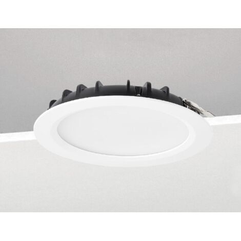 Nobile illuminazione apparecchio incasso led downlight 18w 3k-4k-6k ip20/54 on/off pln3/d