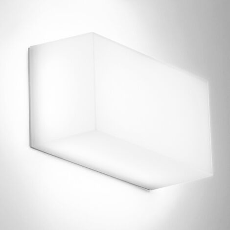 Nobile illuminazione applique ice ip65 8w 3000k da estrerno ic20/3k