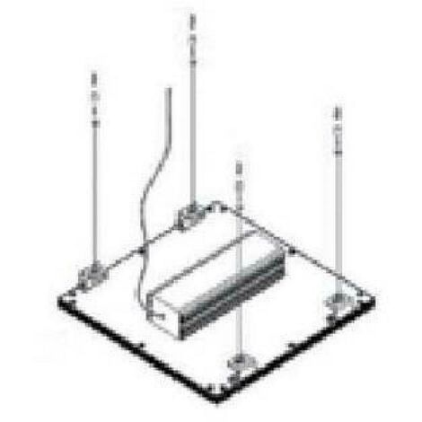 Nobile illuminazione kit sospensione per lpx e lpxm: 1 rosone 4 funi 1 cavo alimentazione ax3