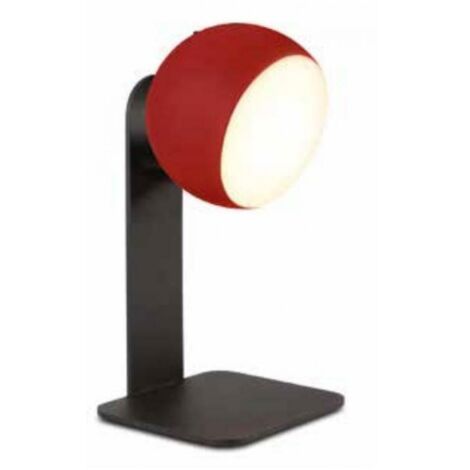 Nobile illuminazione lampada da tavolo portatile sally ricaricabile rosso 1,5w led ec001/2k/r
