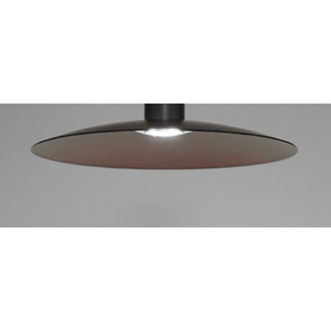 Nobile illuminazione paralume disco 33 nero e bronzo per lampada dl033 disco33/ne/br