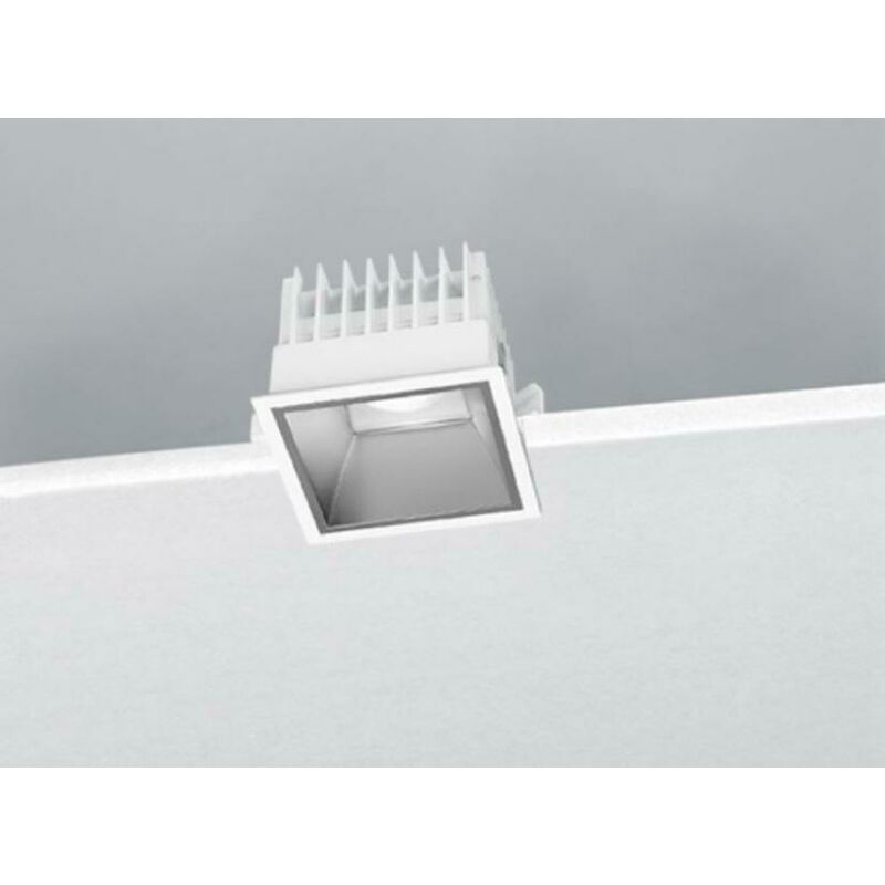 Nobile Illuminazione - Nobile lighting fixed recessed led square combo c1s 9w 3k white c1s/f/3k09/w1