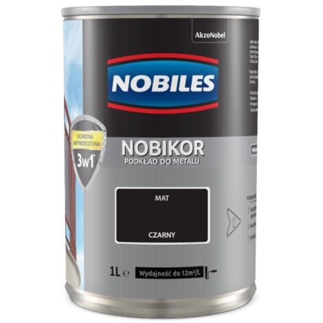 NOBILES ANTI-KORROSIONSGRUNDIERUNG NOBIKOR SCHWARZ 1L - 5FANO.CZA1.0