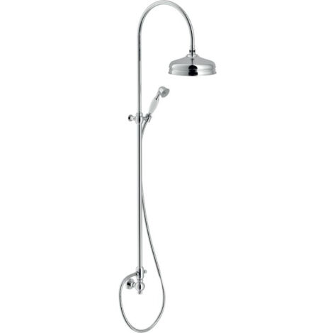 NOBILI Antica ad141/10cr colonna doccia a parete con doccetta 1 getto con soffione cromato codice prod: AD141/10CR