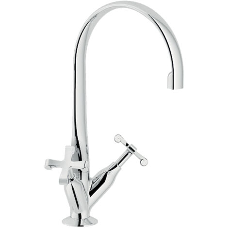 NOBILI Carlos Primero rubinetto cucina tradizionale con bocca girevole cromato codice prod: CP217CR