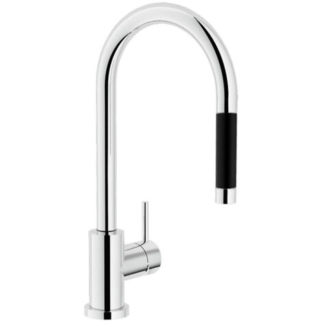 Nobili Live lv00137/1 miscelatore lavello doccetta estraibile 1gett cromato codice prod: LV00137/1CR