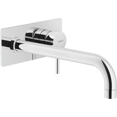 Nobili LIVE series long spout concealed basin mixer LV00198/2CR  Chromé - Laiton