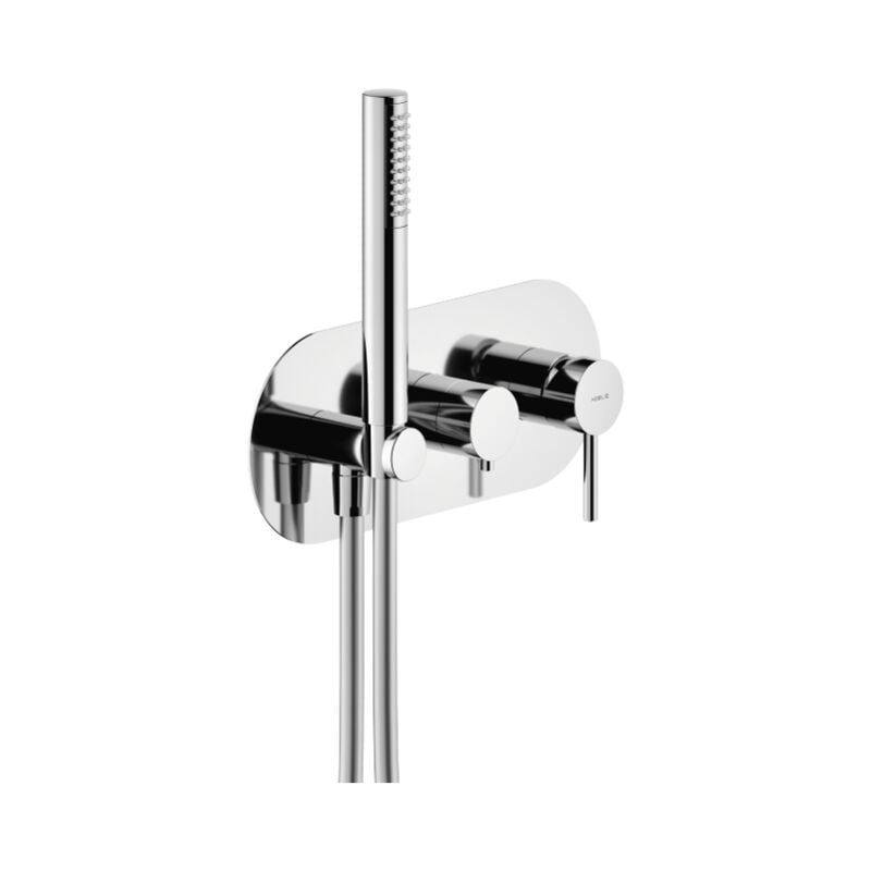 Nobili - live Series mitigeur de douche encastré WESK100/TCR Chromé - Laiton