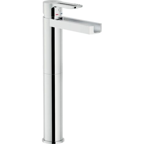 NOBILI New Road rubinetto lavabo a cascata a bocca alta codice prod: RDC0128/2CR
