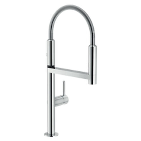 Nobili rubinetterie MV92300/50CR Miscelatore Lavello Professionale, Cromo