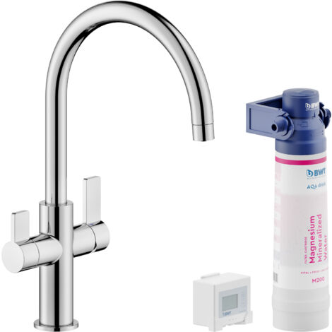 NOBILI Sorgente filtra miscelatore bicomando cromato con sistema filtrante codice prod: FL96824/3VBCR