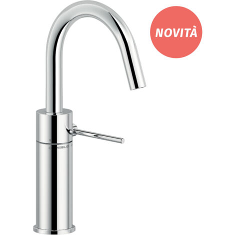 NOBILI Velis miscelatore lavabo monocomando bocca girevole senza scarico codice prod: VE125138/3CR