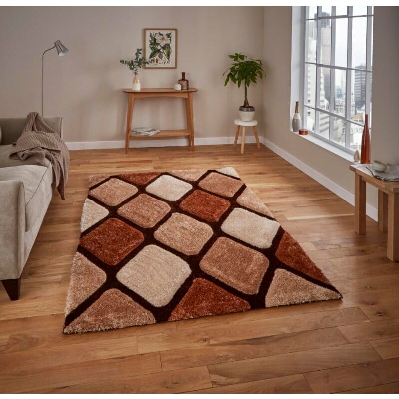 Noble House 9247 Beige Brown 120cm x 170cm - Brown and Beige