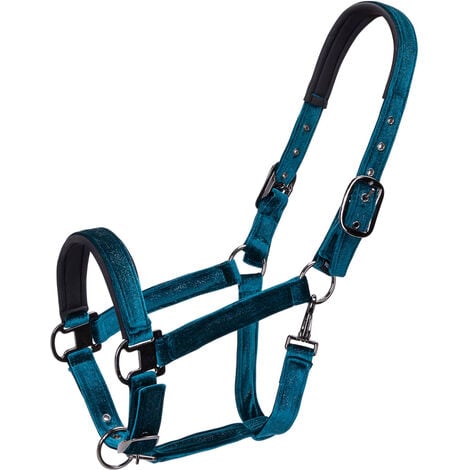 Nobleza Horse Headcollar, Fully Adjustable, Training Halter, Horse Equestrian Halters & Headcollars, Green