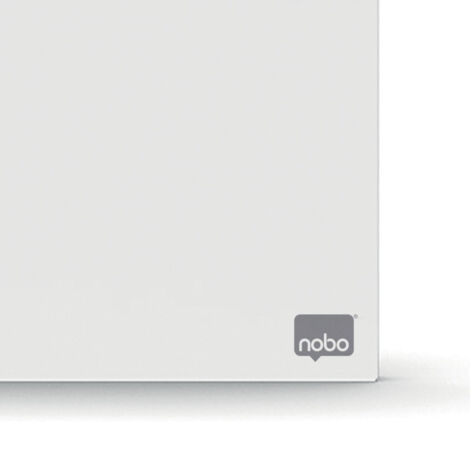 nobo  Lavagna bianca infinita  acciaio verniciato  bianco 