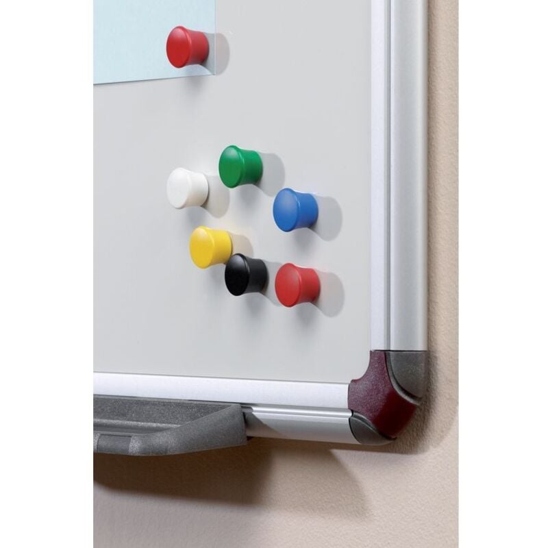 Nobo - Magnets 18mm Assorted Colours (Pack 12) 1901102 - Assorted