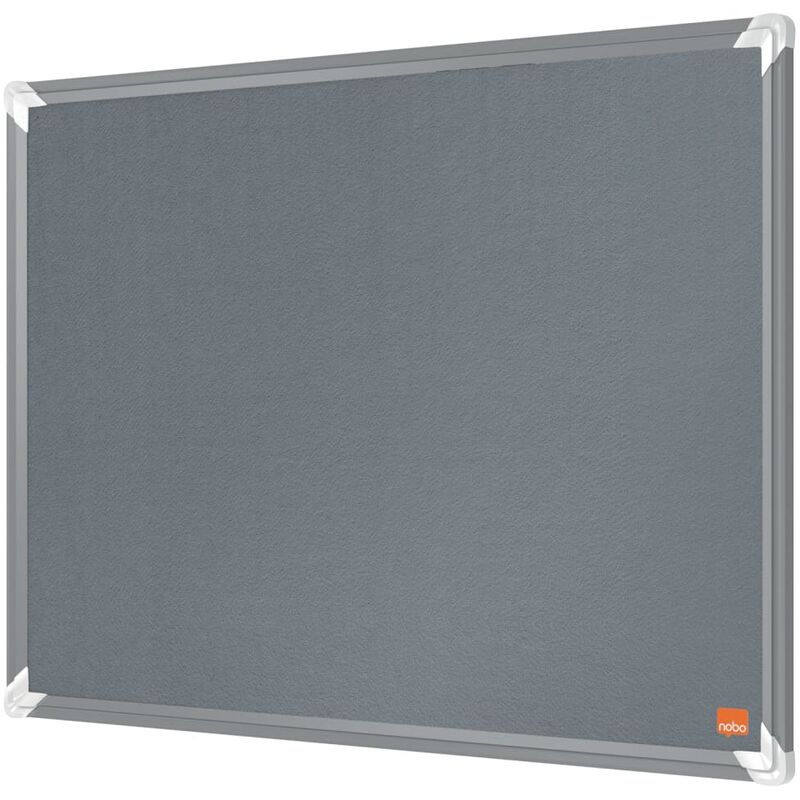 

nobo Tablón de anuncios de corcho Premium Plus 60x45 cm gris