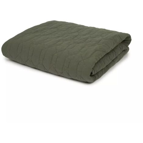 Nobodinoz WABI SABI Babydecke, Baumwolldecke, Kinderdecke, 100 x 135 cm, Farbe: Vetiver
