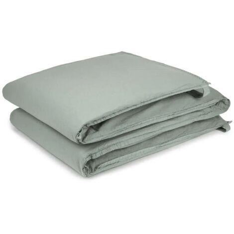 Nobodinoz WABI SABI Bettumrandung babybett, Kinderbett stoßstange, 210 x 38 cm, Farbe: Azurblau