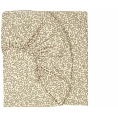 Nobodinoz WABI SABI Spannbettlaken, Spannbettuch, Kinderbettlaken, 70 x 140 cm, Farbe: Lichtgroen Yumiko