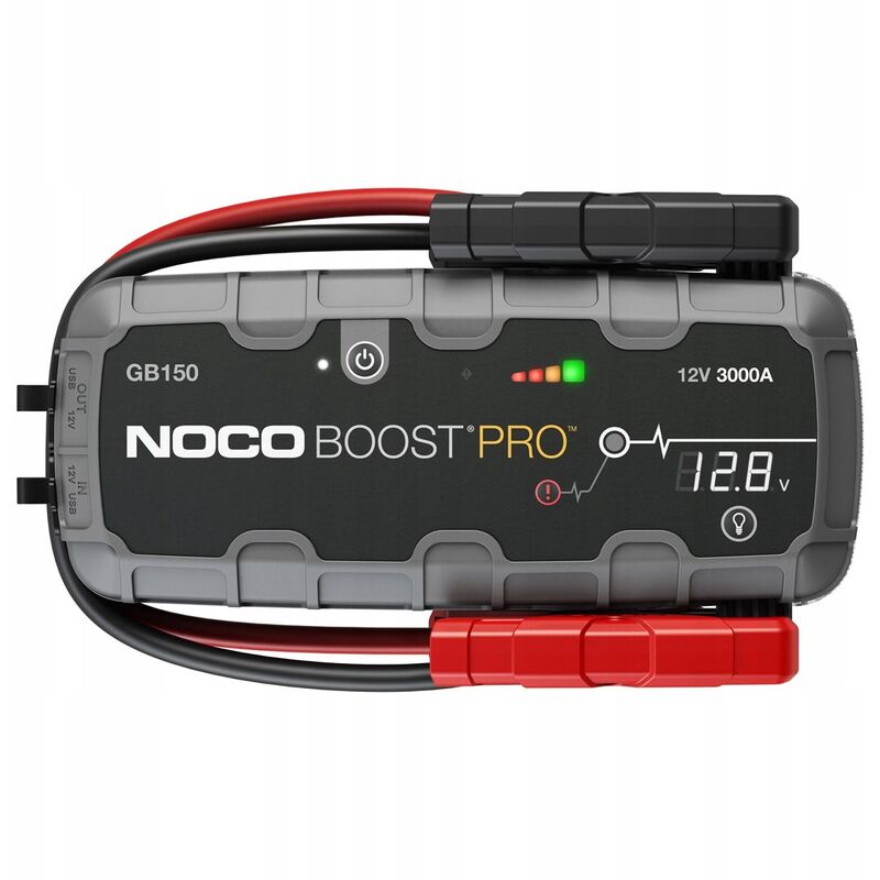 Image of Noco - Boost Pro GB150, avviatore di batterie UltraSafe 3000A 12V, caricabatterie professionale e cavi di avviamento per auto per motori a benzina