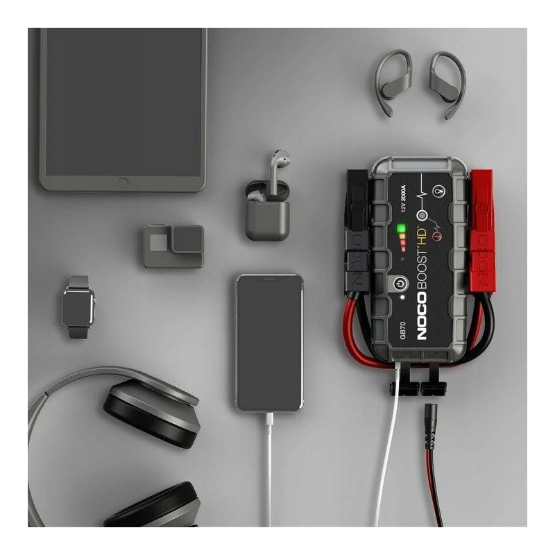 Image of Noco - gb70 boost 12v 2000a starthilfe startergerät mit integrierter 12v/usb batterie