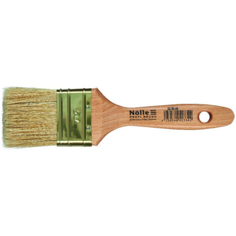 Nölle Maler-Lackierpinsel Messingzwinge Borstenmischung hell 50mm PROFI BRUSH