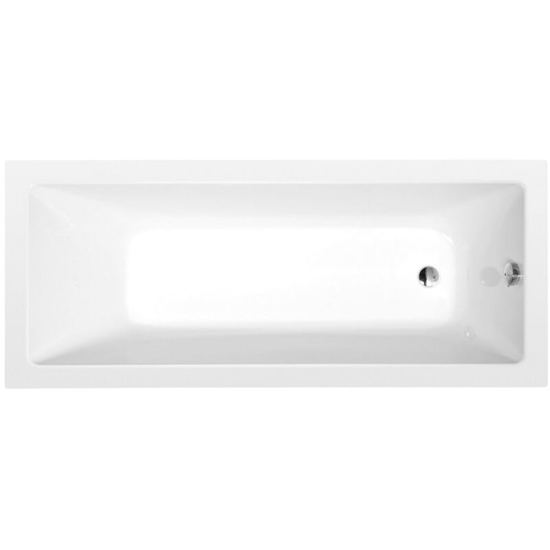 Polysan - noemi Bain rectangulaire 160x70x39cm, Blanc