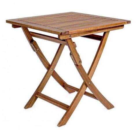 Noemi Outdoor-Tisch aus klappbarem Akazienholz 70x70x h73 cm