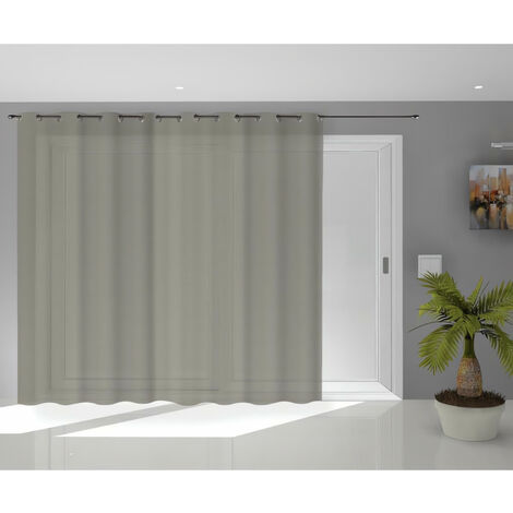 Noemie Voilage, Voile, Polyester, Blanc, par Soleil d'ocre - 280 x 250 cm