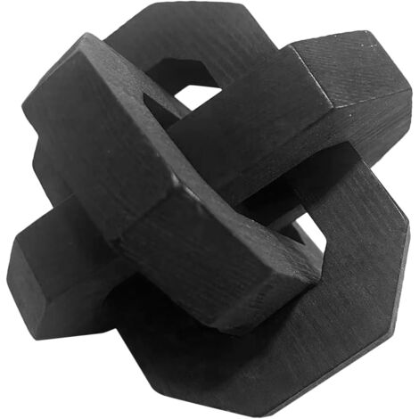 Nœud en bois - Chaînes - style bohème rustique sculpté à la main pour