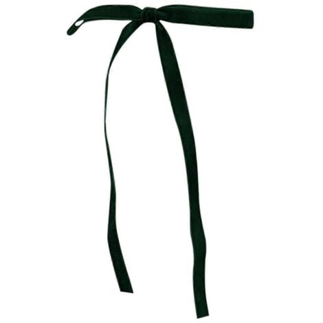 Nœud pour sapin de Noël, décorations en velours pour sapin de Noël (vert)
