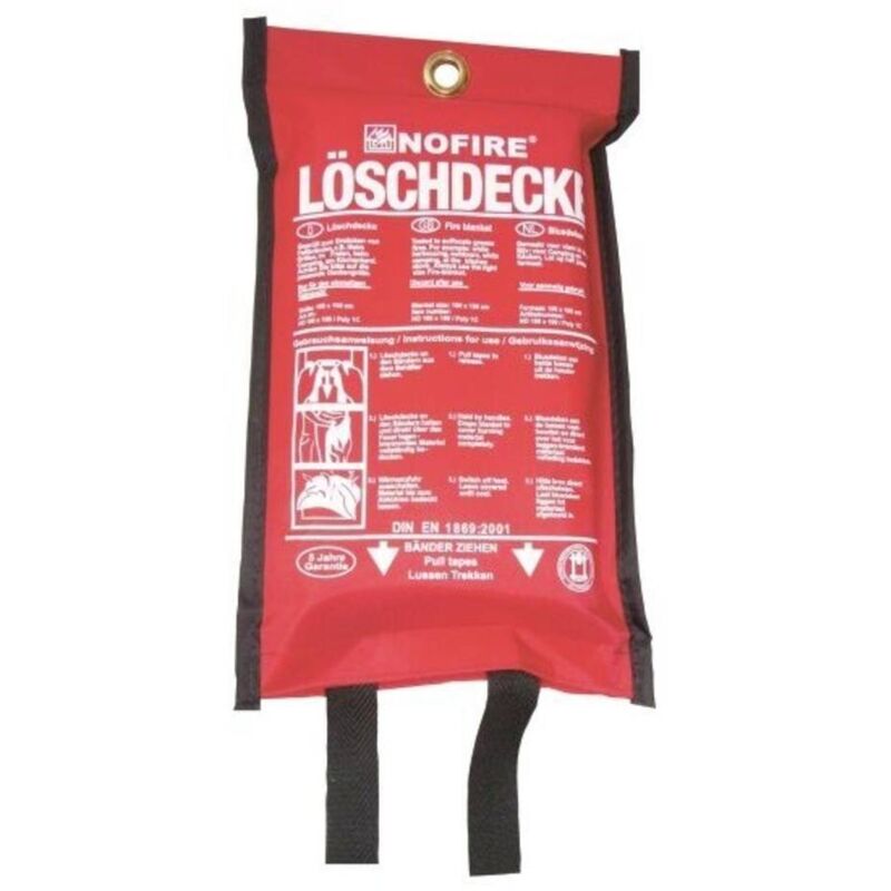 Nofire - no 160x180/Poly no 160x180/Poly Couverture anti-feu 1800 mm x 1600 mm