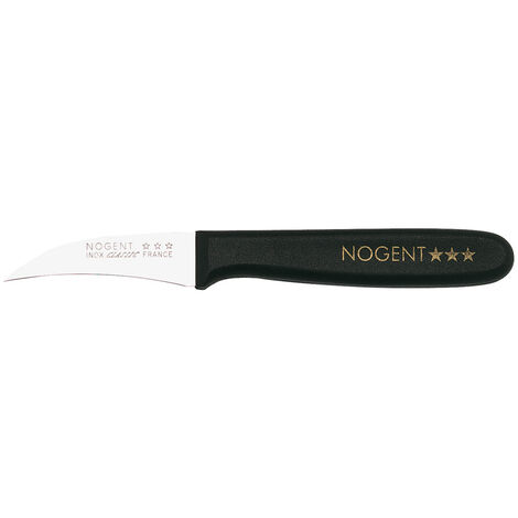 Nogent - Couteau d'office 6 cm lame serpette Classic noir