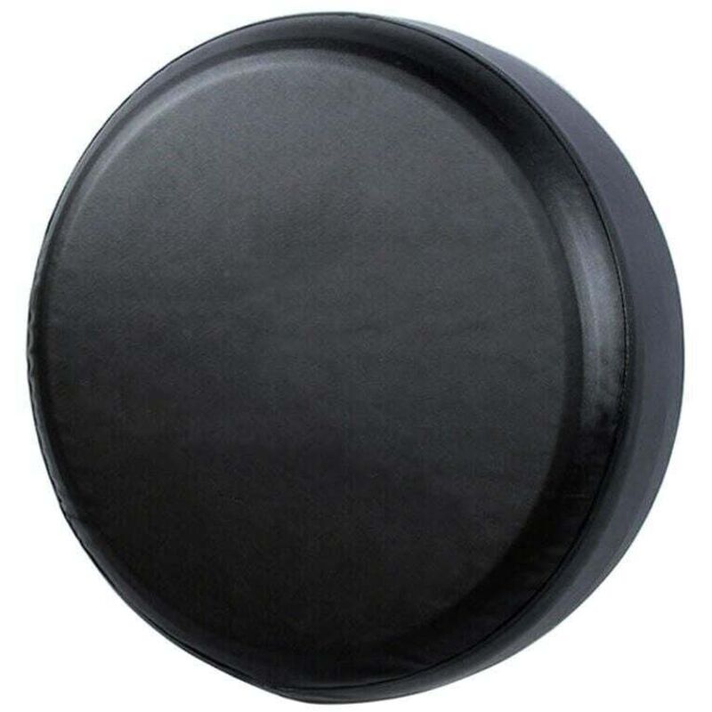 Noir 13" Pouces Housse de Pneu de Secours Couverture Roue pour Diamètre (55cm-58cm/22-23") Protection Antipoussière Imperméable Voiture