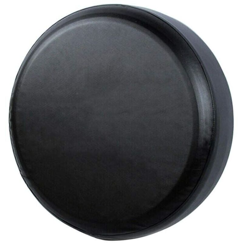 Noir 13" Pouces Housse de Pneu de Secours Couverture Roue pour Diamètre (55cm-58cm/22-23") Protection Antipoussière Imperméable Voiture