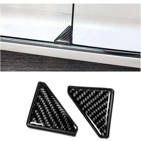 (Noir, 2 pièces) Protections d'angle de portière de voiture, anti-rayures, couverture décorative anti-collision d'angle de portière avant de véhicule