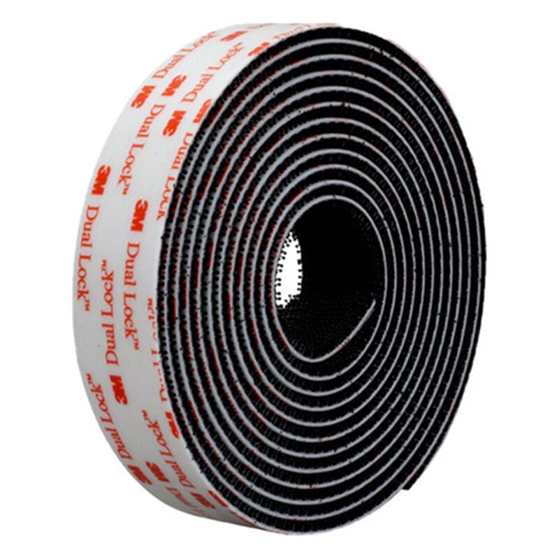 Csparkv - Noir, 25mm x 1M) Rouleau Adhésif Auto-Agrippant Industriel Très Résistant Double Face Qui Se Coupe à La Longueur Désirée Avec Crochets Et