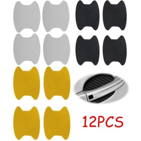 (Noir, Argent, Or)Protection Portière Voiture,film de protection de peinture de voiture Anti-poussière,pour Poignées Encastrées de Porte Anti-Rayures