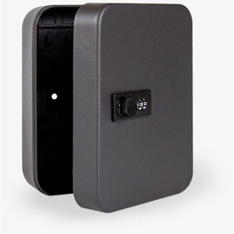 Noir - Armoire à clés, 0,78 kg, 200 x 160 x 75 mm - Armoire à clés avec serrure à combinaison - AquaForge