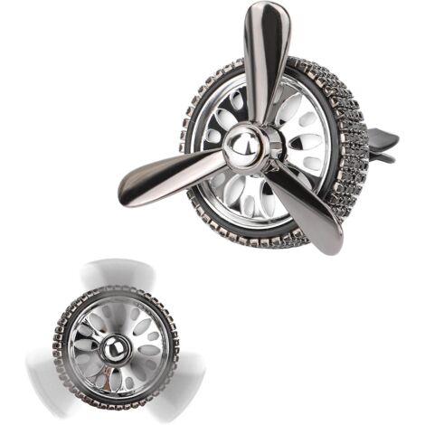 (noir) Assainisseur D'air De Voiture Clout De Diamant, Diffuseur De Voiture Mignon, Assainisseur D'air  Hlice Rotative, Ornement De Diffuseur D'ar