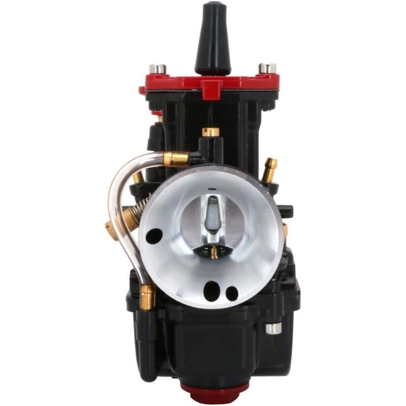 Noir Carburateur de moto PWK de 28 mm pour Honda, Yamaha, Suzuki, Kawasaki, KTM, 75, 80, 100, 125 et 150 cm³ - Pour motos tout-terrain
