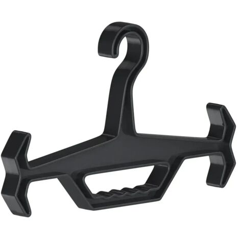 (Noir) Cintre tactique robuste pour gilet porte-plaques, multifonctionnel, en plastique solide, outils de survie très résistants pour l'extérieur