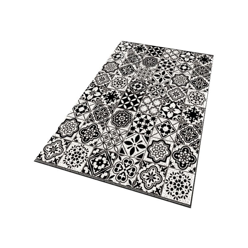 Noir et blanc)Tapis de douche antidérapant de 60x40 cm - Tapis de douche antidérapant - Carré antidérapant - Tapis de sécurité - En pvc - Luffa